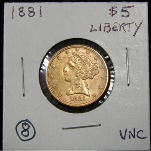 1881 5 LIBERTY GOLD COIN 1881-5-liberty-gold-coin
