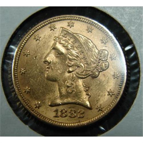 1882 5 LIBERTY GOLD COIN 1882-5-liberty-gold-coin