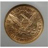Image 3 : 1893 $5 LIBERTY GOLD COIN