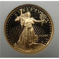 1990-P $5 AMERICAN EAGLE GOLD COIN