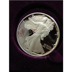 1990 AMERICAN EAGLE SILVER DOLLAR PROOF