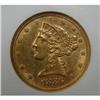 Image 1 : 1886-S $5 LIBERTY GOLD COIN