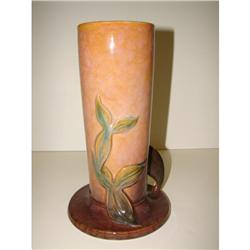 ROSEVILLE BROWN WINCRAFT VASE