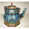 Image 1 : CHINESE CHAMPLEVE TEA KETTLE