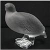 Image 1 : LALIQUE GLASS FEMALE QUAIL FIGURE