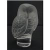 Image 1 : LALIQUE GLASS OWL FIGURE