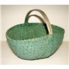 Image 1 : GREEN PAINTED BUTTOCKS BASKET