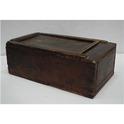 VINTAGE PINE SLIDE LID BOX