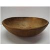 Image 1 : TURNED WOODEN ROUND DOUGH BOWL