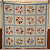 Image 1 : VINTAGE PENNSYLVANIA HAND-STITCHED QUILT