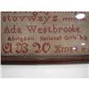 Image 2 : ABINGDON NATIONAL GIRL’S SCHOOL NEEDLEWORK SAMPLER