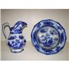 Image 1 : WEDGWOOD FLOW BLUE WASHBOWL & PITCHER