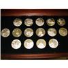 Image 2 : FRANKLIN MINT STERLING MASTERPIECES MEDALLION SET