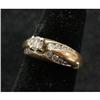 Image 1 : 14K GOLD DIAMOND ENGAGEMENT RING