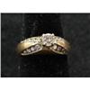 Image 2 : 14K GOLD DIAMOND ENGAGEMENT RING