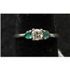 Image 2 : 14K GOLD EMERALD RING