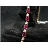 Image 2 : 14K GOLD DIAMOND & RUBY BRACELET