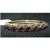 Image 1 : 14K GOLD BRACELET WITH GARNETS