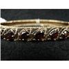 Image 2 : 14K GOLD BRACELET WITH GARNETS