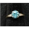 Image 2 : 14K GOLD LADIES’ AQUAMARINE RING