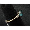 Image 3 : 14K GOLD LADIES’ AQUAMARINE RING