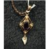 Image 2 : 10K GOLD VICTORIAN AMETHYST PENDANT