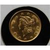 Image 1 : 1853 $1 U.S. GOLD COIN