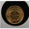 Image 3 : 1853 $1 U.S. GOLD COIN
