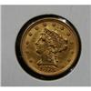 Image 1 : 1878 $2 ½ LIBERTY GOLD COIN