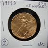 Image 2 : 1914-D $20 ST. GAUDENS GOLD COIN