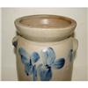 Image 3 : BLUE DECORATED STONEWARE CROCK