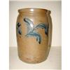 Image 2 : BLUE DECORATED STONEWARE CROCK