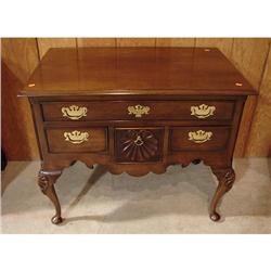 BRANDT WALNUT QUEEN ANNE STYLE LOWBOY