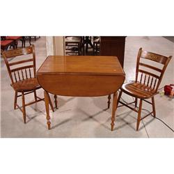 HITCHCOCK MAPLE BREAKFAST SET