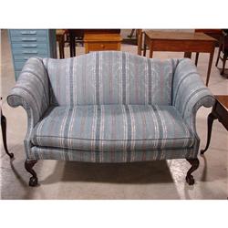 HARDEN CHIPPENDALE STYLE CAMEL BACK LOVESEAT