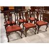 Image 1 : HICKORY MAHOGANY QUEEN ANNE STYLE DINING CHAIRS