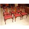 Image 2 : HICKORY MAHOGANY QUEEN ANNE STYLE DINING CHAIRS