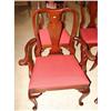 Image 4 : HICKORY MAHOGANY QUEEN ANNE STYLE DINING CHAIRS