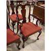 Image 5 : HICKORY MAHOGANY QUEEN ANNE STYLE DINING CHAIRS