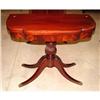 Image 1 : DUNCAN PHYFE STYLE MAHOGANY GAME TABLE
