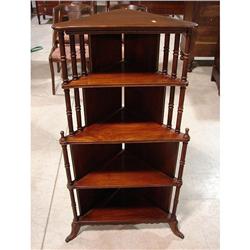 DUNCAN PHYFE STYLE MAHOGANY SHELF STAND