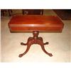 Image 1 : CHIPPENDALE STYLE MAHOGANY GAME TABLE