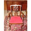 Image 6 : WALNUT CHIPPENDALE STYLE DININGROOM SUITE
