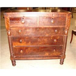 WALNUT EMPIRE CHEST