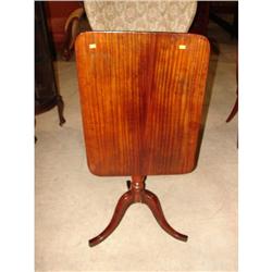 MAHOGANY QUEEN ANNE TILT-TOP TABLE