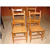 Image 2 : MAPLE LADDER BACK SIDE CHAIRS