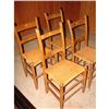 Image 3 : MAPLE LADDER BACK SIDE CHAIRS