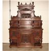 Image 1 : WALNUT VICTORIAN TWO PIECE SIDEBOARD
