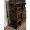 Image 8 : WALNUT VICTORIAN TWO PIECE SIDEBOARD