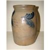 Image 2 : BLUE DECORATED STONEWARE CROCK